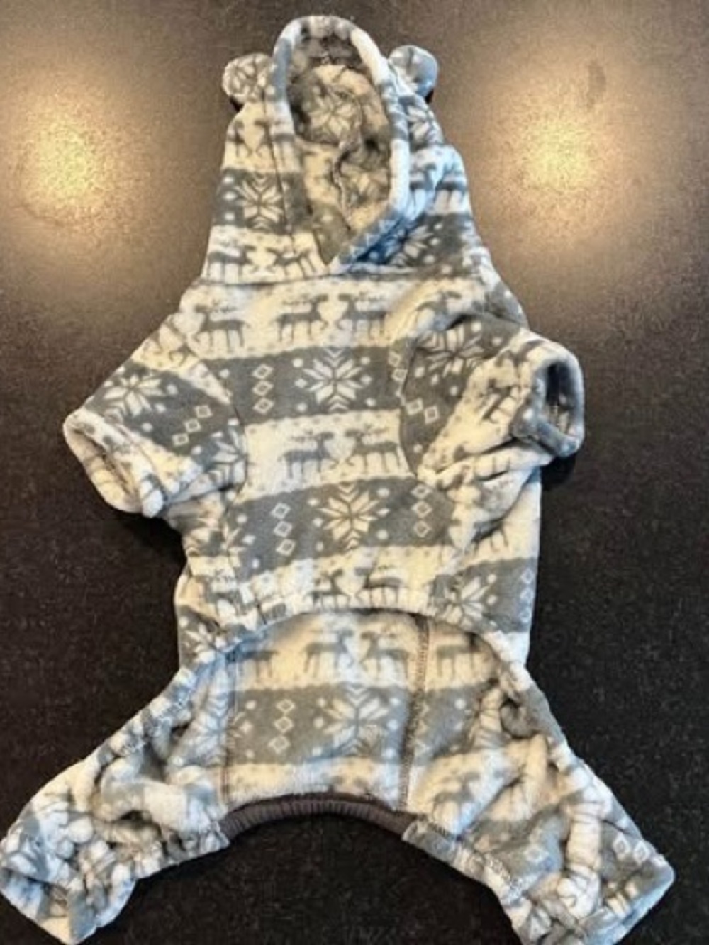 Pup Crew Fleece Winter Outfit for small dog